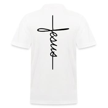 Croix de Jésus / Croix de Jésus - Polo Homme - blanc - Dos - Kai (181cm)