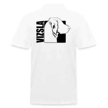 Wirehaired Vizsla Profile Dog Dogs Wilsigns - Men's Polo Shirt - white - Back - Kai (181cm)