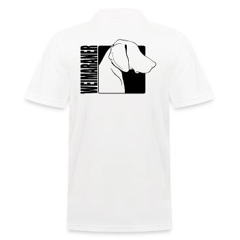 Weimaraner Profil Chiens Chiens de chasse Wilsigns - Polo Homme - blanc - Dos - Kai (181cm)