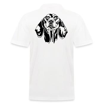 Drôle de teckel teckel teckel chiens Wilsigns - Polo Homme - blanc - Dos - Kai (181cm)