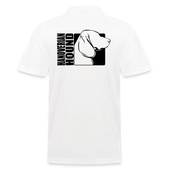 Hanoverian Hound Profile Dogs Dog Wilsigns - Men's Polo Shirt - white - Back - Kai (181cm)