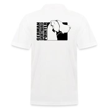 Braque allemand à poil court profil chiens Wilsigns - Polo Homme - blanc - Dos - Kai (181cm)