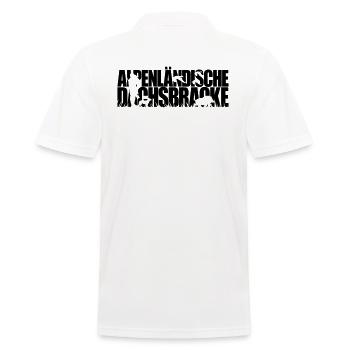 ALPENLÄNDISCHE DACHSBRACKE Jagdhund Hunde Wilsigns - Männer Poloshirt - Weiß - Hinten - Kai (181cm)