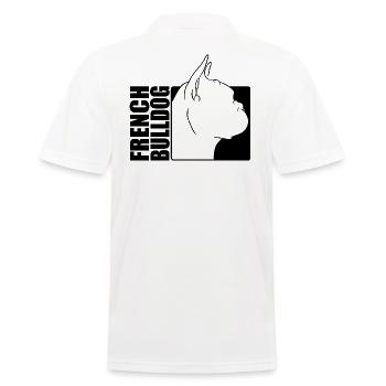 Profil Bouledogue Français Chiens Chien Wilsigns - Polo Homme - blanc - Dos - Kai (181cm)