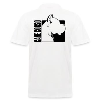Cane Corso Profile Dogs Dog Wilsigns - Men's Polo Shirt - white - Back - Kai (181cm)
