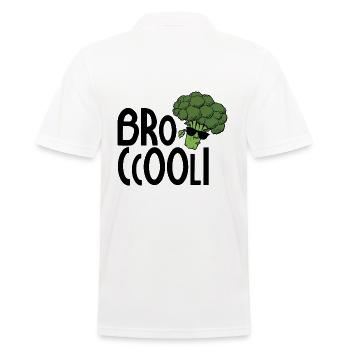 BrocCooLi - Polo Homme - blanc - Dos - Kai (181cm)