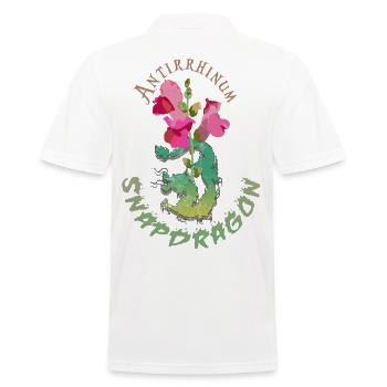 Fleurs de dragon - Polo Homme - blanc - Dos - Kai (181cm)
