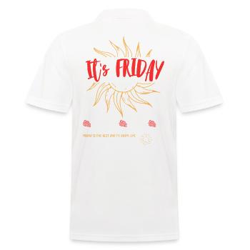 Friday - Polo Homme - blanc - Dos - Kai (181cm)
