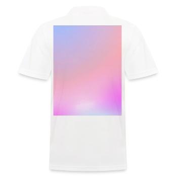 Dégradé pastel de barbe à papa de rêve - Polo Homme - blanc - Dos - Kai (181cm)