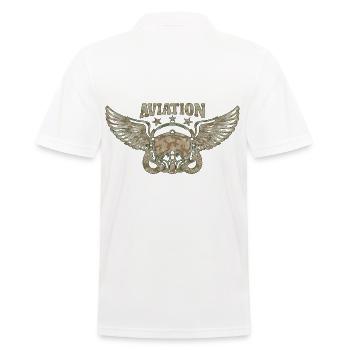 Army aviation - Men's Polo Shirt - white - Back - Kai (181cm)