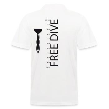 FREE DIVE - Polo Homme - blanc - Dos - Kai (181cm)