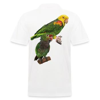 Parrots - Men's Polo Shirt - white - Back - Kai (181cm)