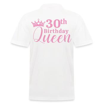 30e anniversaire - Polo Homme - blanc - Dos - Kai (181cm)