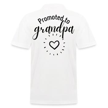 Promu grand-père - Polo Homme - blanc - Dos - Kai (181cm)