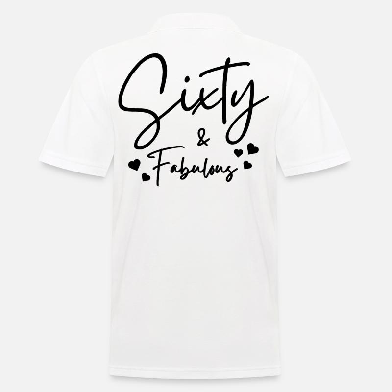 Sixty fabulous - Men's Polo Shirt - white