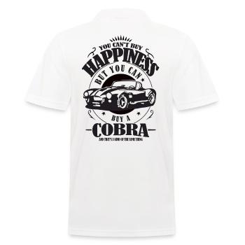 AC Cobra Drôle Dire Cadeau Bonheur Acheter - Polo Homme - blanc - Dos - Kai (181cm)