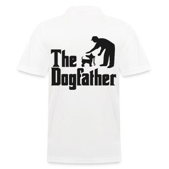 The Dogfather der Hundevater - Männer Poloshirt - Weiß - Hinten - Kai (181cm)