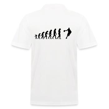 Evolution du basketteur - Polo Homme - blanc - Dos - Kai (181cm)
