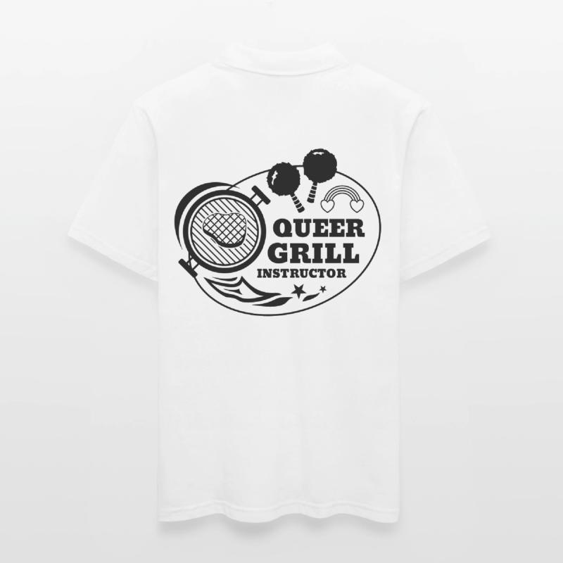 Queer Grill Instructor BBQ Gift Idea Men's Polo Shirt