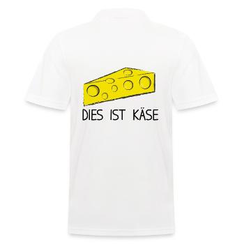 Dies ist Käse - Männer Poloshirt - Weiß - Hinten - Kai (181cm)