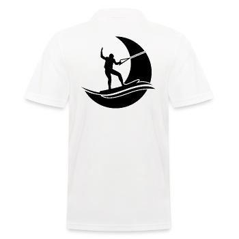 wakeboard wakeboarder wakestyle wakeboard-contest - Männer Poloshirt - Weiß - Hinten - Kai (181cm)