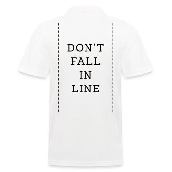 Ne faites pas le lien - Polo Homme - blanc - Dos - Kai (181cm)
