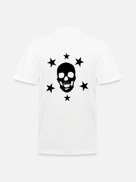 SKULL SUPERSTAR - Men's Polo Shirt - white