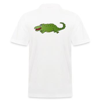 Crocodile - Polo Homme - blanc - Dos - Kai (181cm)