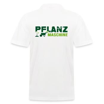 Gärtner Garten Pflanzen Gartenarbeit Gartenbau - Männer Poloshirt - Weiß - Hinten - Kai (181cm)