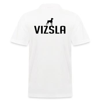 VIZSLA Magyar Vizsla Hungarian Guide Dog Dogs - Men's Polo Shirt - white - Back - Kai (181cm)