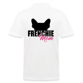 FRENCHIE MOM Französische Bulldogge Hunde Hund - Männer Poloshirt - Weiß - Hinten - Kai (181cm)