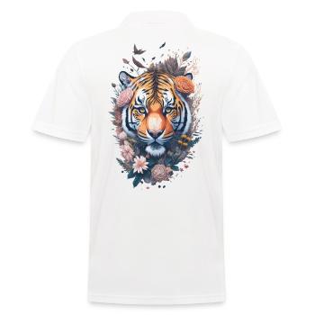 Chat tigre Prédateur Nature Grand Chat Nature Nature sauvage - Polo Homme - blanc - Dos - Kai (181cm)