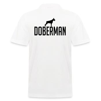 DOBERMAN race de chien Doberman chien chien Wilsigns - Polo Homme - blanc - Dos - Kai (181cm)