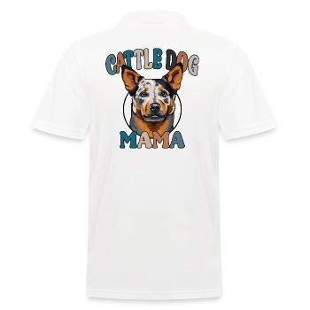 Bouvier Chien Maman Chiens Chien Fête des Mères Wilsigns - Polo Homme - blanc - Dos - Kai (181cm)