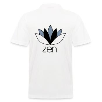 ZEN - Polo Homme - blanc - Dos - Kai (181cm)