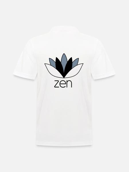 Zen - Men's Polo Shirt - white