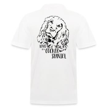 COCKER SPANIEL Dog Saying Dogs Saying Dogs - Men's Polo Shirt - white - Back - Kai (181cm)