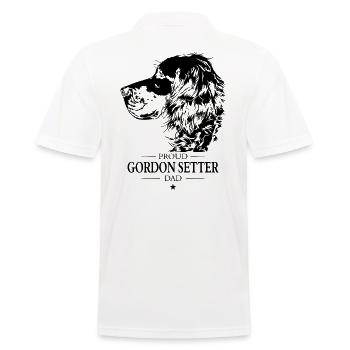 Gordon Setter Papa Chiens Chien Chasse Chiens Wilsigns - Polo Homme - blanc - Dos - Kai (181cm)