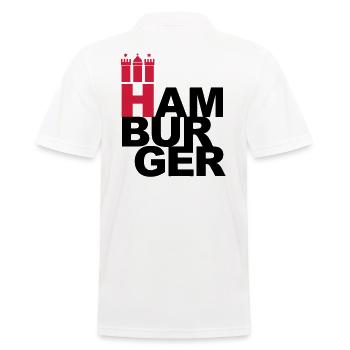 Manteau HAMBURGER 2c Hambourg des bras - Polo Homme - blanc - Dos - Kai (181cm)