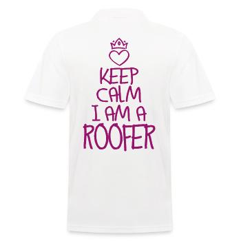 Gardez calme Couvreur cool Cadeau de couvreur - Polo Homme - blanc - Dos - Kai (181cm)