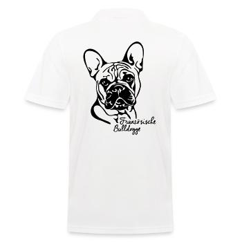 PORTRAIT DE BULLDOG FRANÇAIS Wilsigns - Polo Homme - blanc - Dos - Kai (181cm)