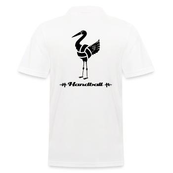 handball handballspieler - Männer Poloshirt - Weiß - Hinten - Kai (181cm)