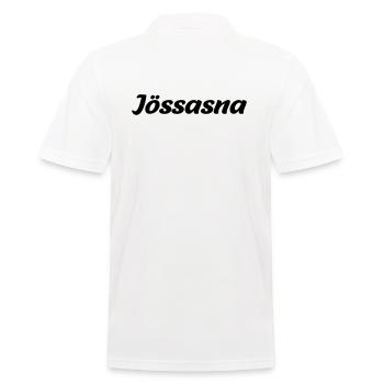 Jössasna - österreichischer Dialekt - Männer Poloshirt - Weiß - Hinten - Kai (181cm)