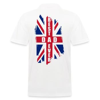 meilleur papa de tous les temps - Polo Homme - blanc - Dos - Kai (181cm)
