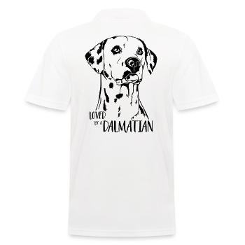 Aimé par un Dalmatien Dalmatien Chiens Wilsigns - Polo Homme - blanc - Dos - Kai (181cm)