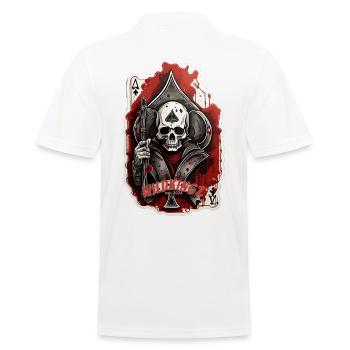 As de pique - Polo Homme - blanc - Dos - Kai (181cm)