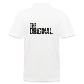 The Original - Men's Polo Shirt - white - Back - Kai (181cm)