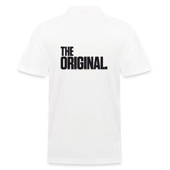 The Original - Men's Polo Shirt - white - Back - Kai (181cm)