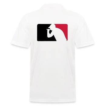 Singer - Männer Poloshirt - Weiß - Hinten - Kai (181cm)