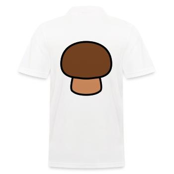 Champignon - Polo Homme - blanc - Dos - Kai (181cm)